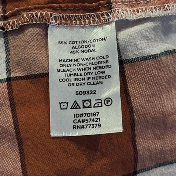 Ann Taylor Factory Relaxed Fit Collared Button Down Blouse - Picture 12 of 12